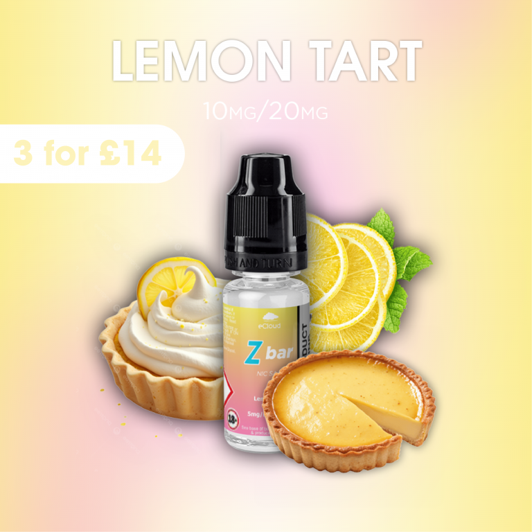Lemon Tart - 10ml eCloud Z Bar Nic Salt